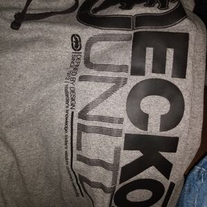 Grey Marc Ecko Thermal  Hoodie 3Xl
